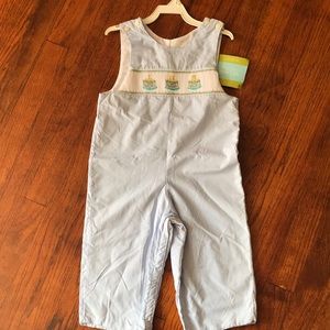 Boys John-John smocked